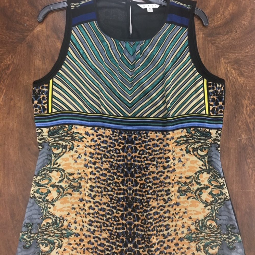 CAbi Tunic Buchanan Sleeveless Blouse Retired #565